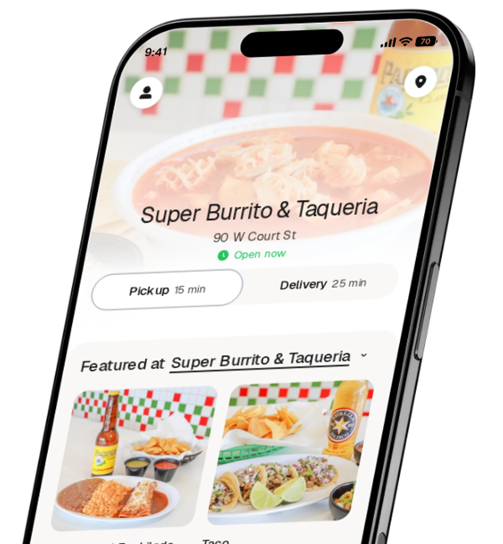 Super Burrito & Taqueria app preview